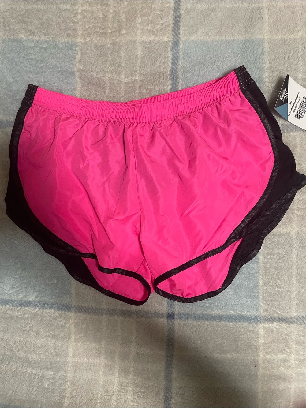 Soffe Neon Pink with Black Trim Athletic Shorts